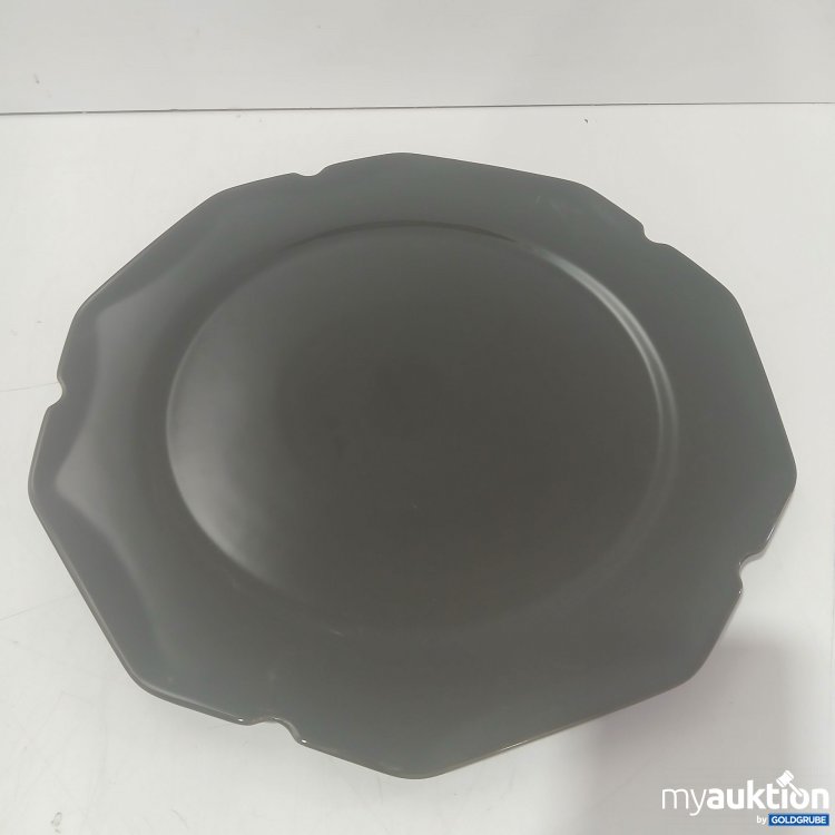 Artikel Nr. 995354: Essenza Skulpture Servier-Platte schwarz DM ca 34cm