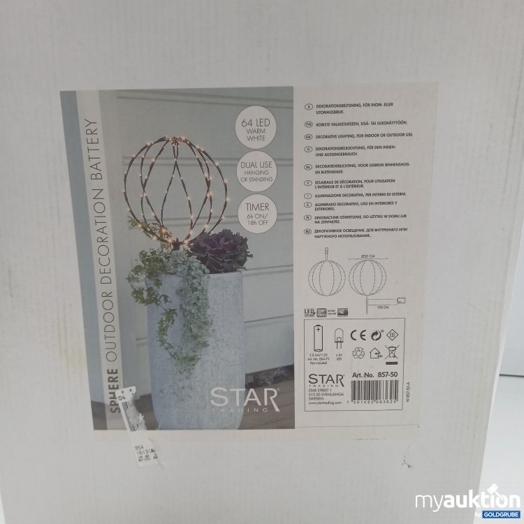 Artikel Nr. 397355 Artikel Nr. 397355: Star Sphere Outdoor Decoration 30cm