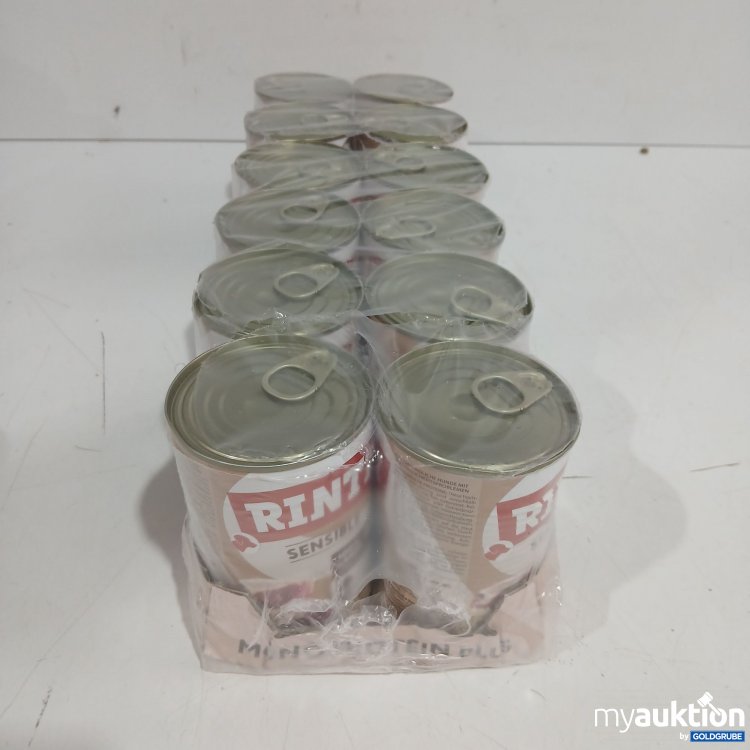 Artikel Nr. 460355: Rinti Sensible Hundefutter Lamm + Reis 12x400g 