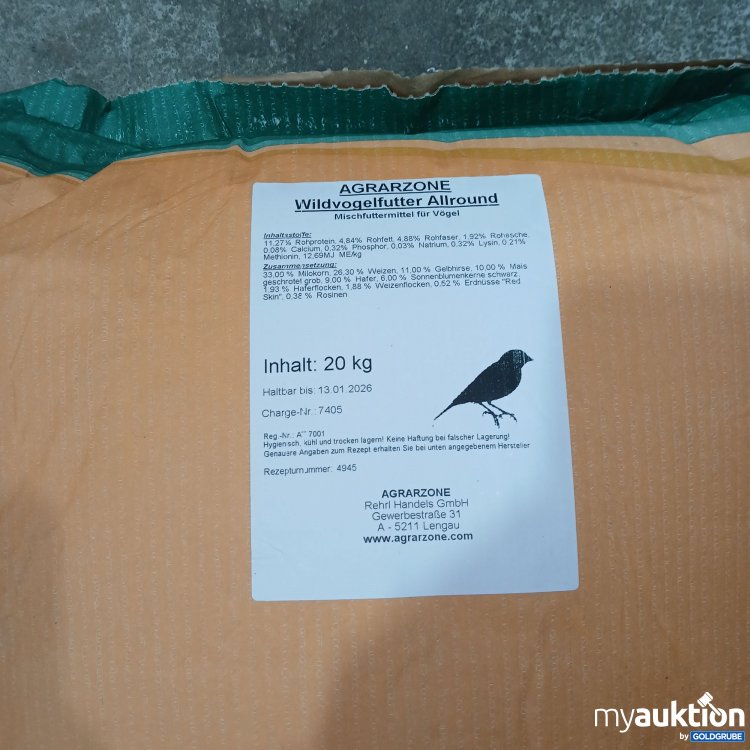 Artikel Nr. 524355: Agrarzone Wildvogelfutter Allround 20kg 