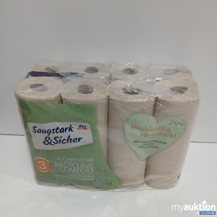 Artikel Nr. 892355: DM Saugstark&Sicher Küchentücher 8Rollen a140Blatt