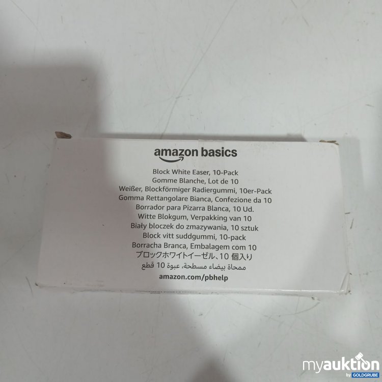 Artikel Nr. 932355 Artikel Nr. 932355: amazon basics Block White Eraser 10er-Pack