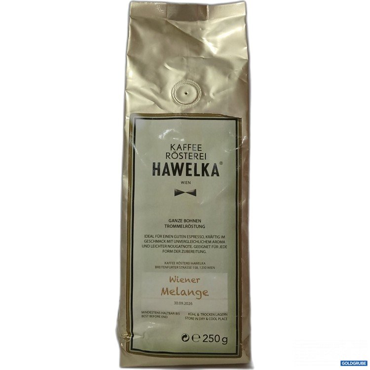 Artikel Nr. 955355: Kaffee Rösterei Hawelka ganze Bohnen, Trommelröstung je 250g