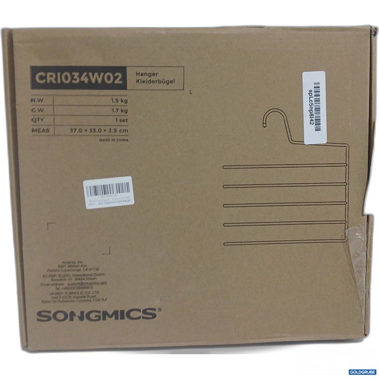 Artikel Nr. 970355: Songmics Kleiderbügel CRIO34W02 