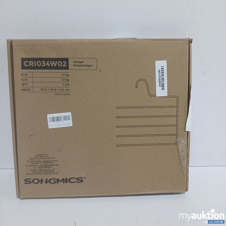 Artikel Nr. 970355: Songmics Kleiderbügel CRIO34W02 