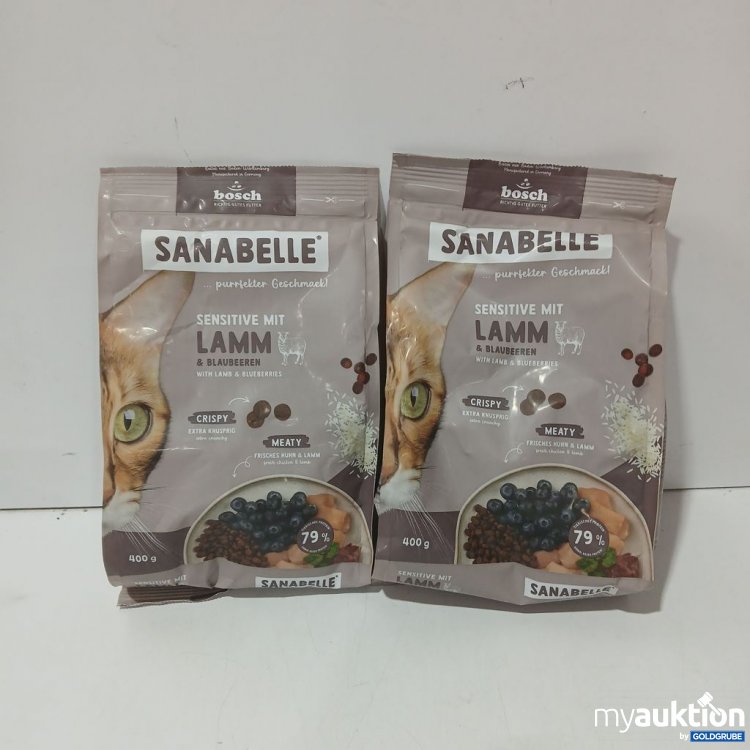 Artikel Nr. 973355 Artikel Nr. 973355: Sanabelle Sensitive mit Lamm & Blaubeeren 800g