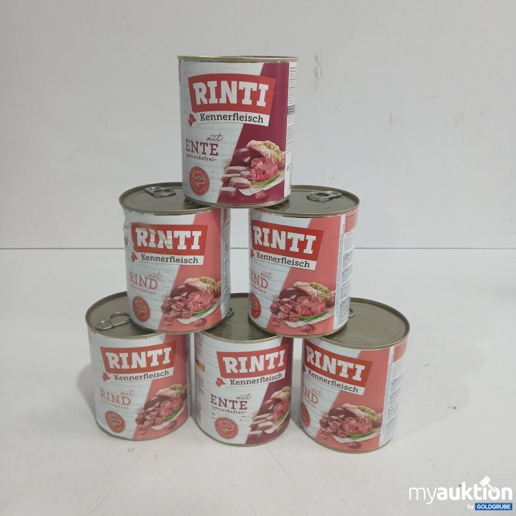 Artikel Nr. 986355: Rinti Hundefutter diverse Sorten 6x800g 