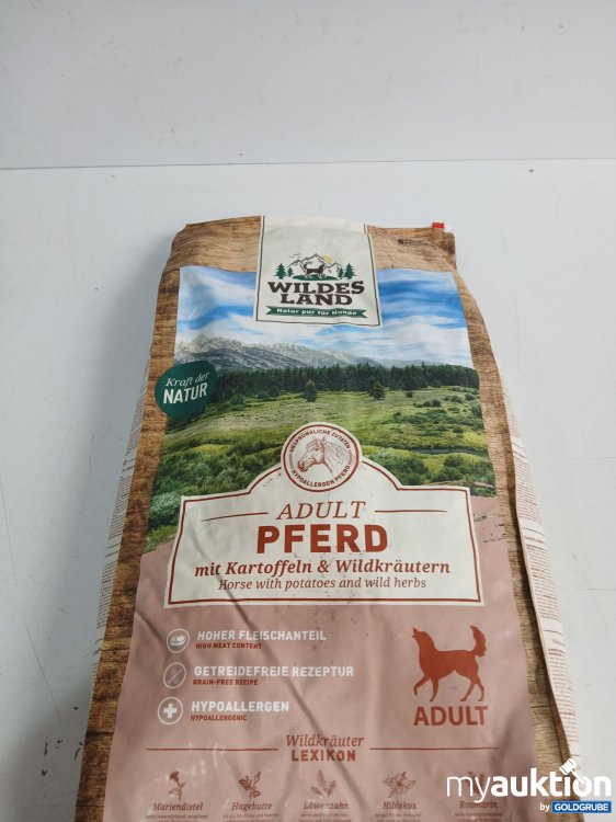 Artikel Nr. 997355 Artikel Nr. 997355: Wildes Land Adult Pferd mit Kartoffeln & Wildkräutern 12kg