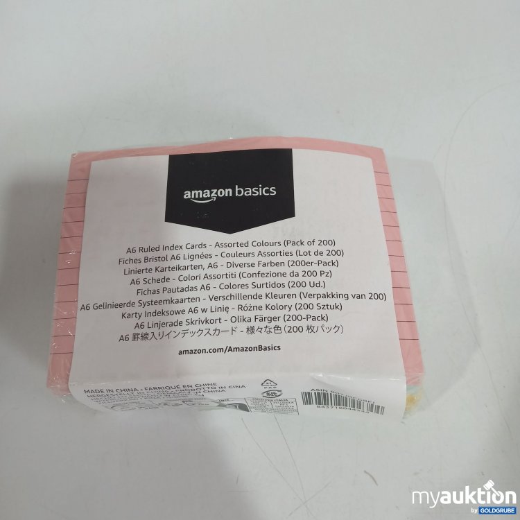 Artikel Nr. 821356 Artikel Nr. 821356: Amazon basics A6 Linierte Karteikarten 200er Pack