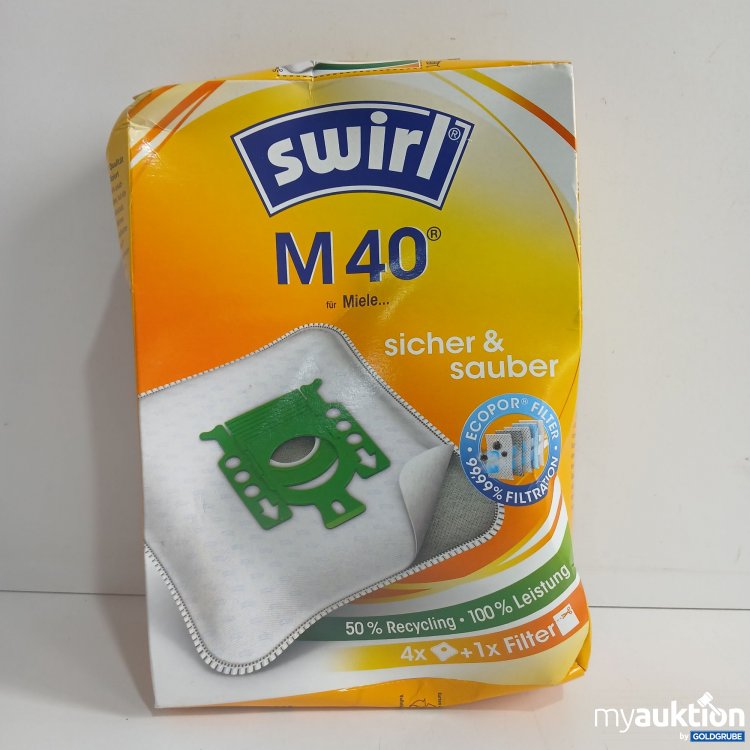 Artikel Nr. 858356 Artikel Nr. 858356: Swirl M40 Staubsauger Beutel