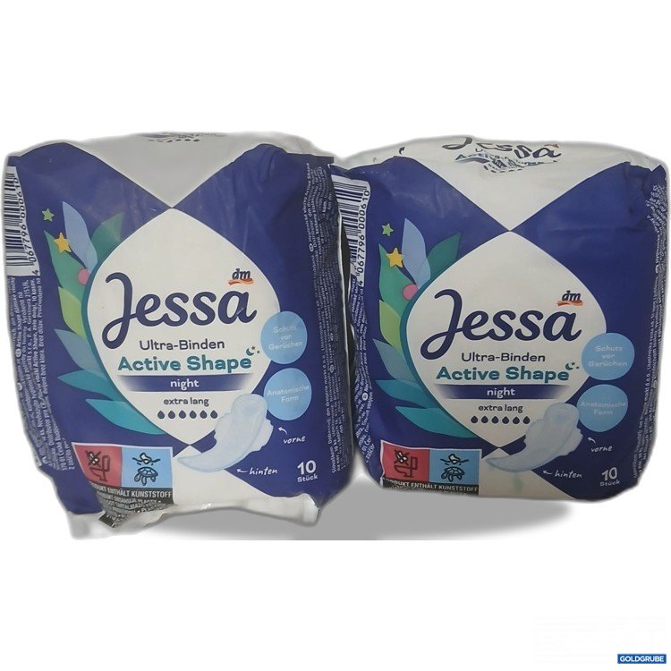 Artikel Nr. 884356 Artikel Nr. 884356: Jessa Ultra-Binden Active Shape Night 10 Stück