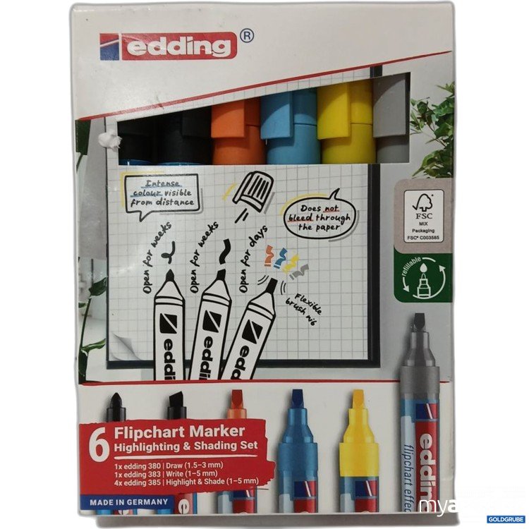 Artikel Nr. 964356: edding Flipchart Marker Highlighting & Shading Set