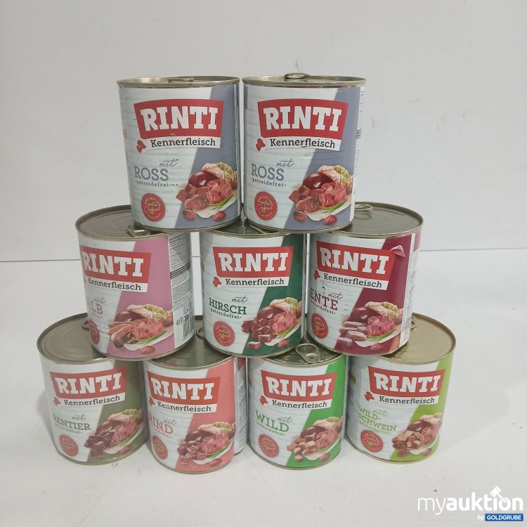 Artikel Nr. 986356: Rinti Hundefutter diverse Sorten 9x800g