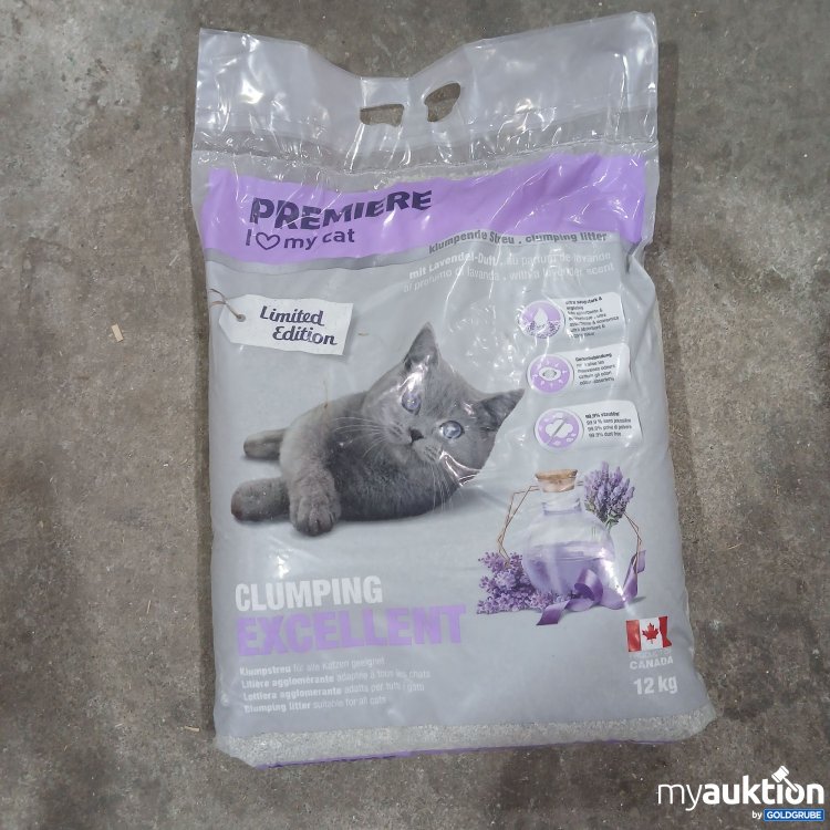 Artikel Nr. 990356 Artikel Nr. 990356: Premiere clumping excellent Katzenstreu Lavendel-Duft 12kg