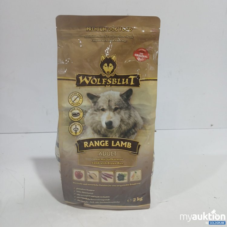 Artikel Nr. 460357: Wolfsblut Range Lamb Adult Lamm mit Vollkornreis 2kg 