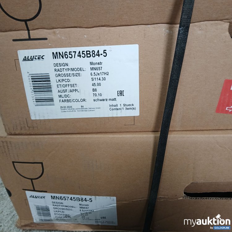 Artikel Nr. 867357: Alutec MN65745B84-5 Monstr  MN657 6.5Jx17H2 5/114.30  2stk