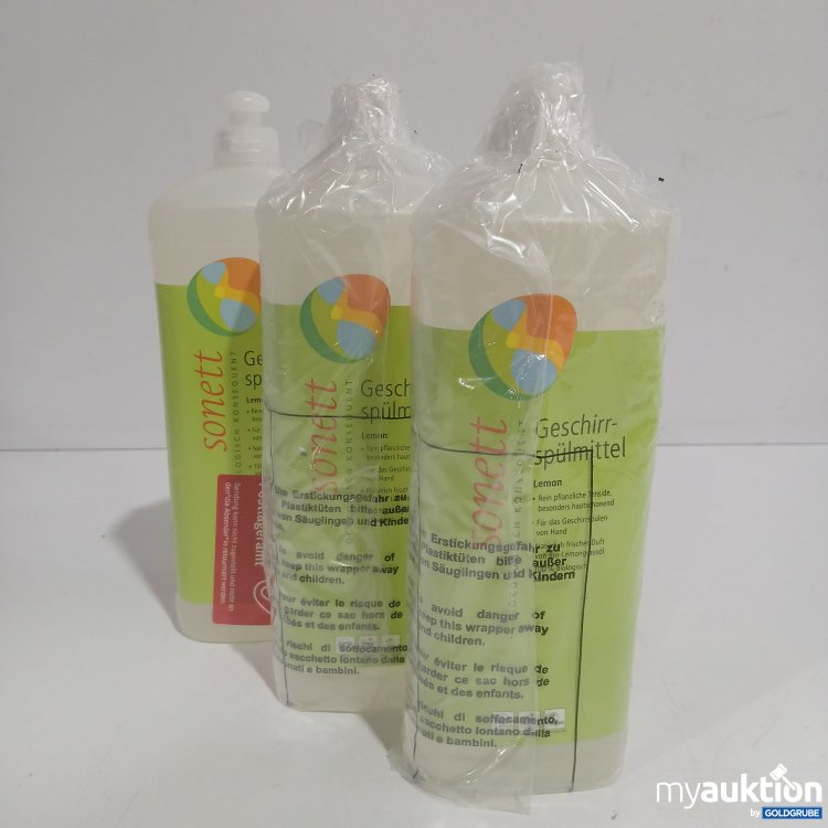 Artikel Nr. 870357: Sonett Geschirrspülmittel Lemon je 1L 