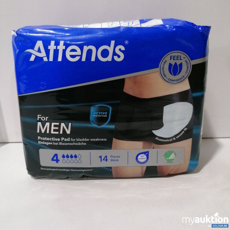 Artikel Nr. 875357: Attends Protective Pad Men 14Stk