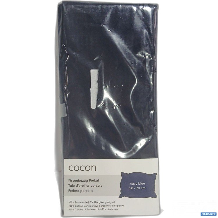 Artikel Nr. 916357 Artikel Nr. 916357: Cocon Kissenbezug Perkal navy blue 50x70cm