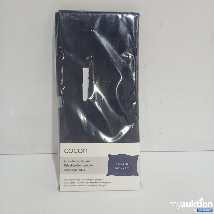 Artikel Nr. 916357 Artikel Nr. 916357: Cocon Kissenbezug Perkal navy blue 50x70cm