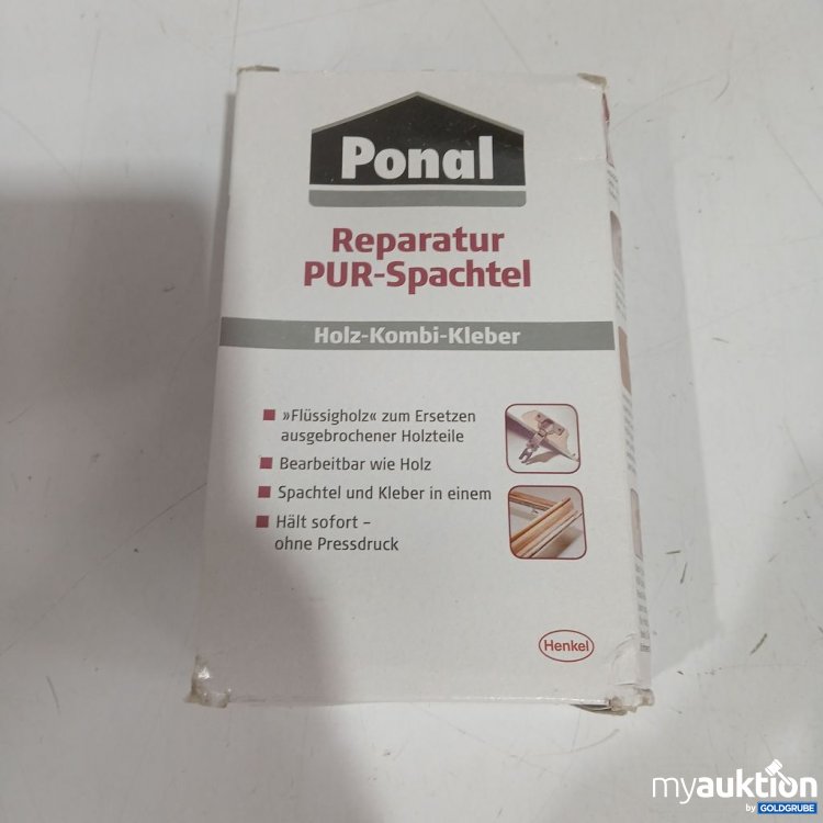 Artikel Nr. 932357 Artikel Nr. 932357: Ponal Reparatur PUR-Spachtel Holz-Kombi-Kleber 125g