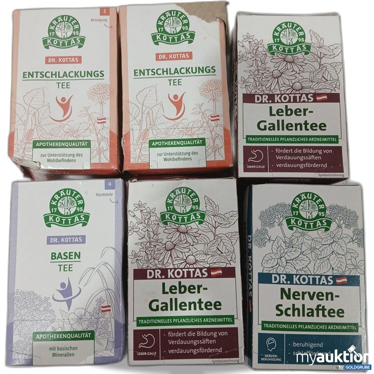 Artikel Nr. 952357: Dr.Kottas diverse Teesorten 6Pkg 