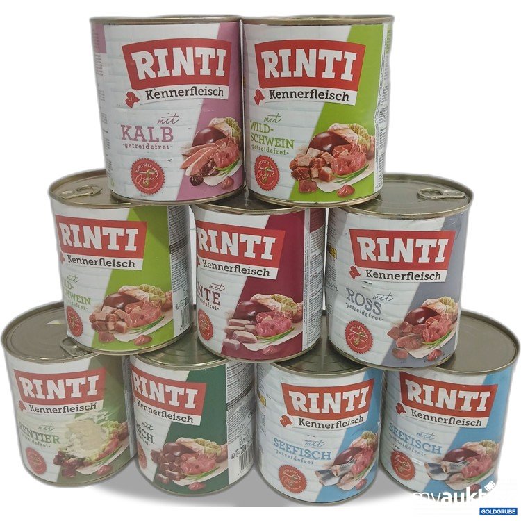 Artikel Nr. 986357: Rinti Hundefutter diverse Sorten 9x800g
