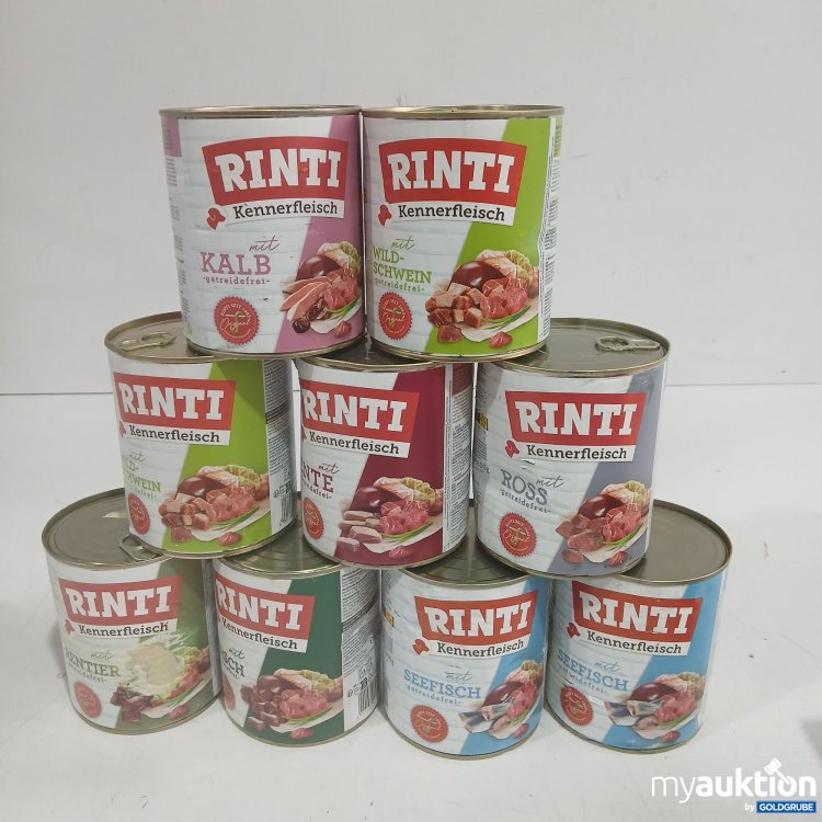 Artikel Nr. 986357: Rinti Hundefutter diverse Sorten 9x800g