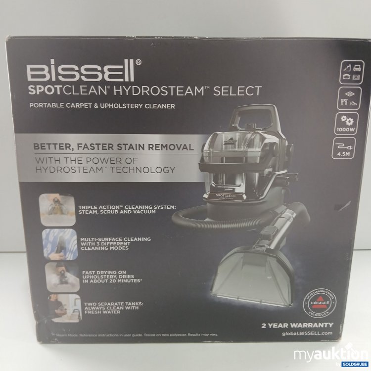 Artikel Nr. 397358 Artikel Nr. 397358: Bissell SpotClean Hydrosteam Select 1000W #3697N