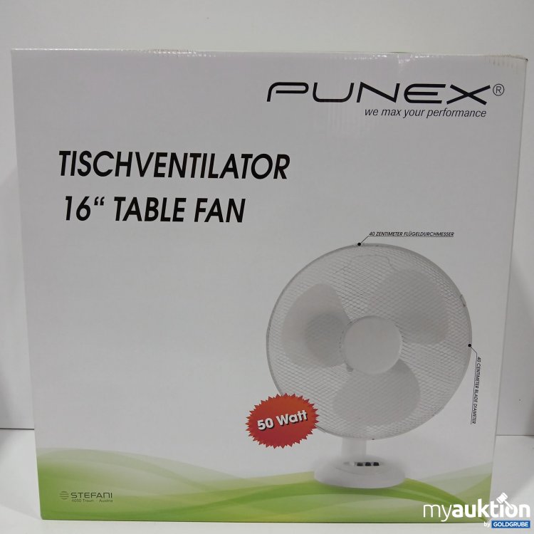 Artikel Nr. 399358: Punex Tischventilator 16"