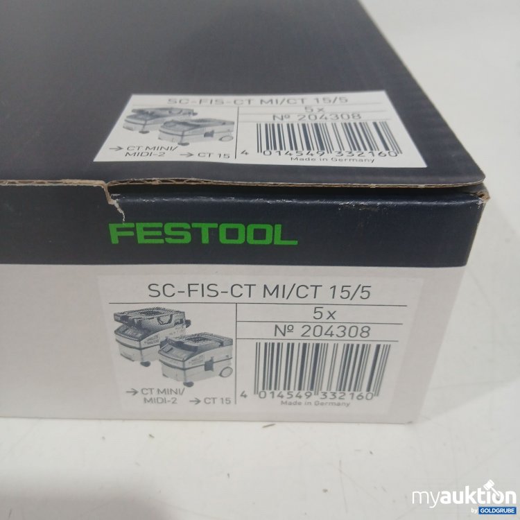 Artikel Nr. 461358 Artikel Nr. 461358: Festool Cleantec Selfclean Filtersack SC-FIS-CT MI/CT 15/5