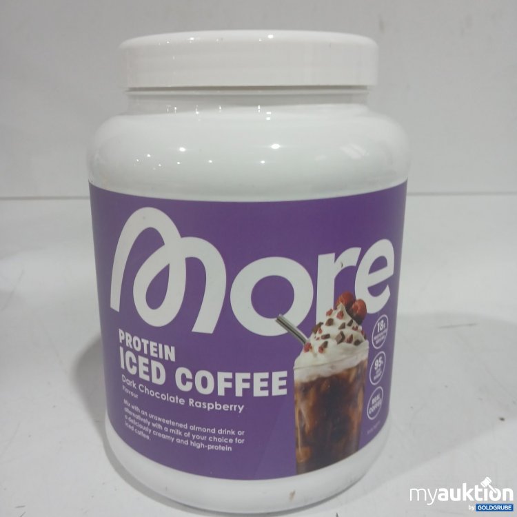 Artikel Nr. 477358 Artikel Nr. 477358: More Protein Iced Coffee Dark Chocolate Raspberry 500g