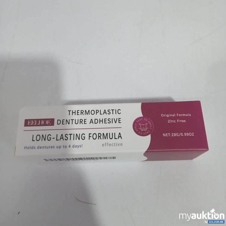 Artikel Nr. 521358 Artikel Nr. 521358: Eelhoe Thermoplastic Denture Adhesive Long Lasting Formula 28g