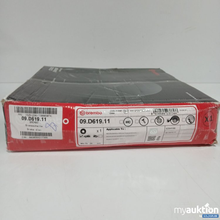 Artikel Nr. 808358 Artikel Nr. 808358: Brembo Bremsscheibe 09.D619.11