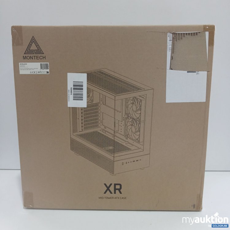 Artikel Nr. 814358: Montech XR Mid Tower ATX Case Black 43,5x23x45cm