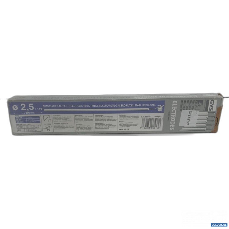 Artikel Nr. 887358: GYS Electrodes E 6013 2,5x110 085138