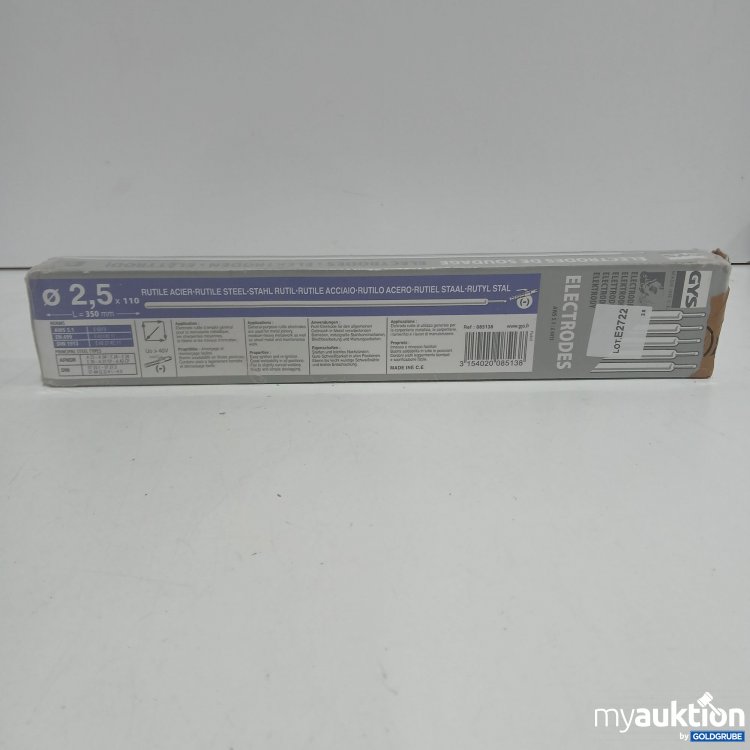 Artikel Nr. 887358: GYS Electrodes E 6013 2,5x110 085138