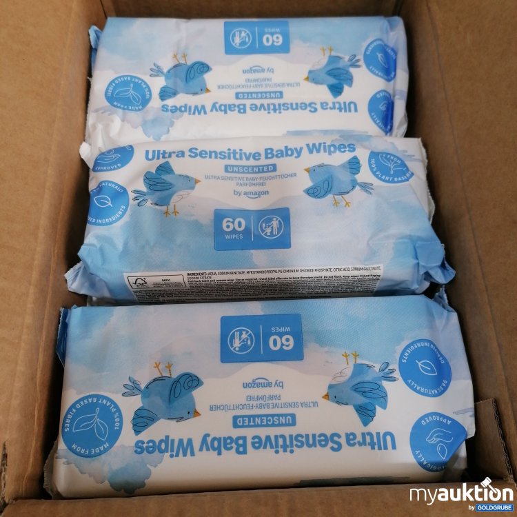 Artikel Nr. 888358 Artikel Nr. 888358: Amazon Ultra Sensitive Baby Wipes 18Stk