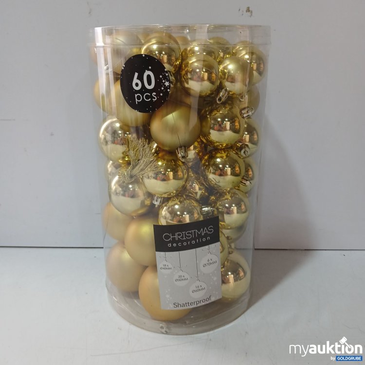Artikel Nr. 930358 Artikel Nr. 930358: Christmas Decoration Shatterproof 60stk