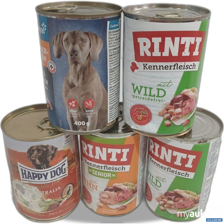 Artikel Nr. 986358: Diverse Hundefutter 5x400g 