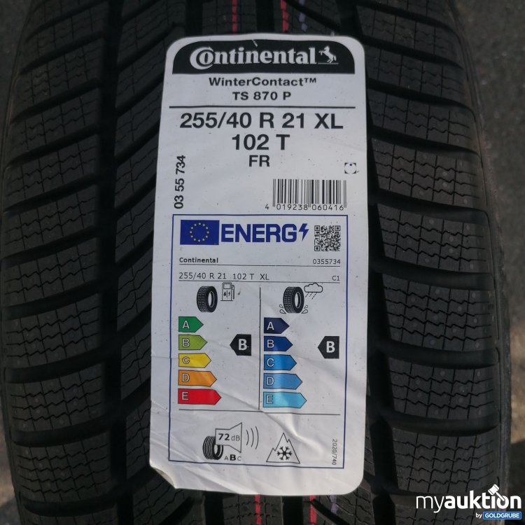 Artikel Nr. 440359 Artikel Nr. 440359: Continental Winter Contact TS 870P 255/40 R 21 XL 102T