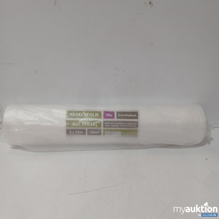 Artikel Nr. 466359 Artikel Nr. 466359: Abdeckfolie auf Rolle 2 x 50 m 100 m² 30µ transluzent