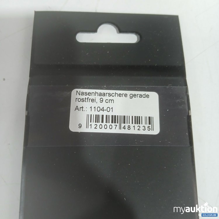Artikel Nr. 526359 Artikel Nr. 526359: canal Nasenhaarschere gerade rostfrei 9 cm 1104-01