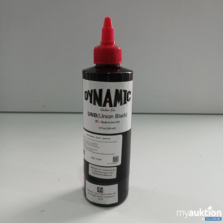 Artikel Nr. 805359 Artikel Nr. 805359: Dynamic Union Black Tattoo Ink 240ml