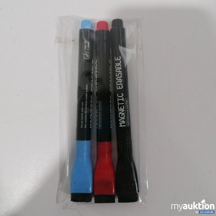 Artikel Nr. 895359: Magnetic Erasable Whiteboard Marker 3Stk