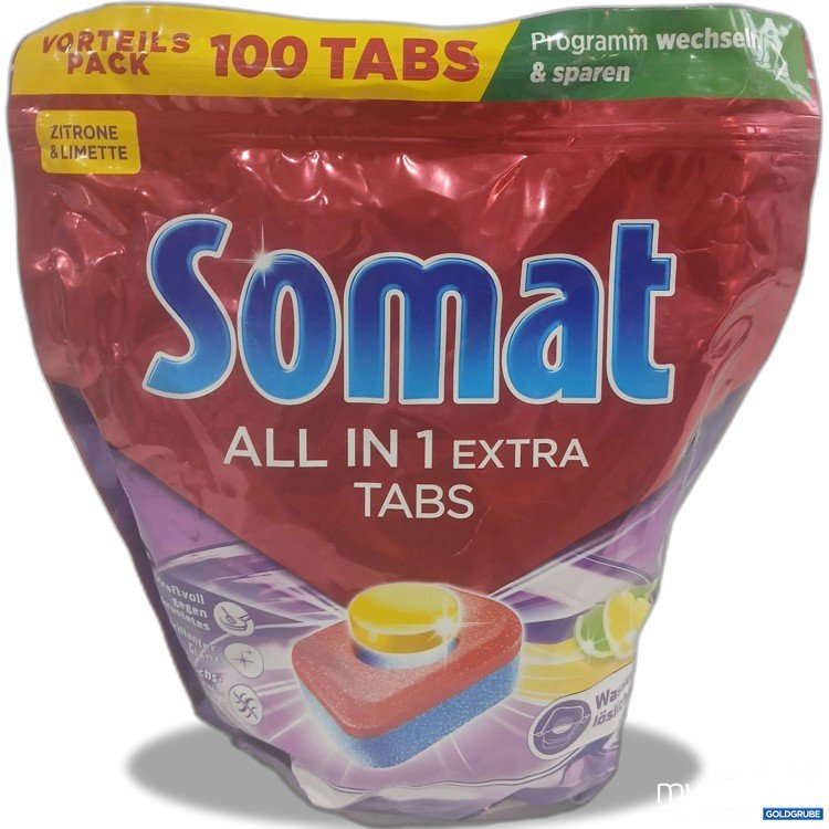 Artikel Nr. 985359 Artikel Nr. 985359: Somat All in 1 Tabs Zitrone & Limette 100Stk