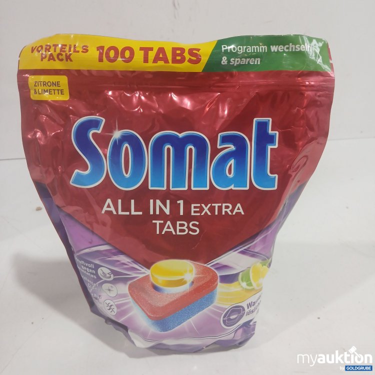 Artikel Nr. 985359 Artikel Nr. 985359: Somat All in 1 Tabs Zitrone & Limette 100Stk