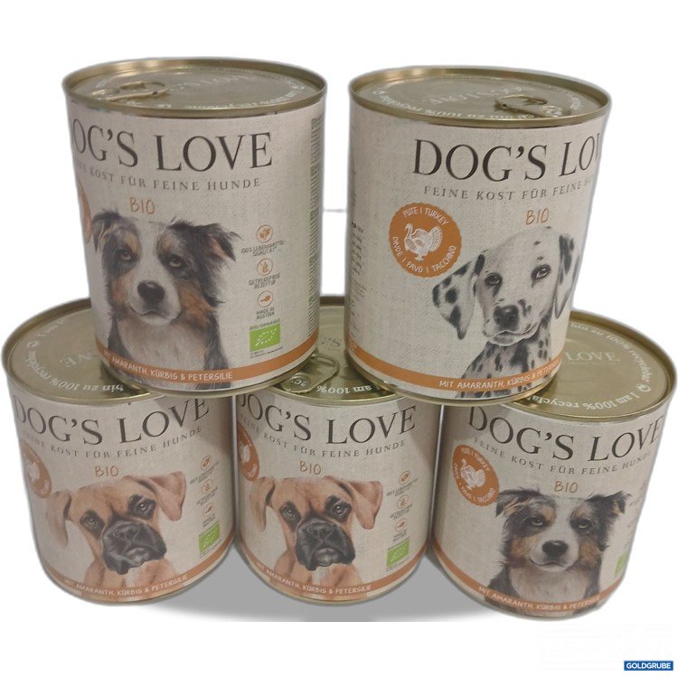 Artikel Nr. 986359: Dog's Love Hundefutter Pute 5x800g