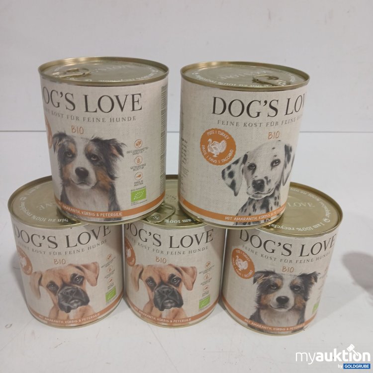 Artikel Nr. 986359: Dog's Love Hundefutter Pute 5x800g