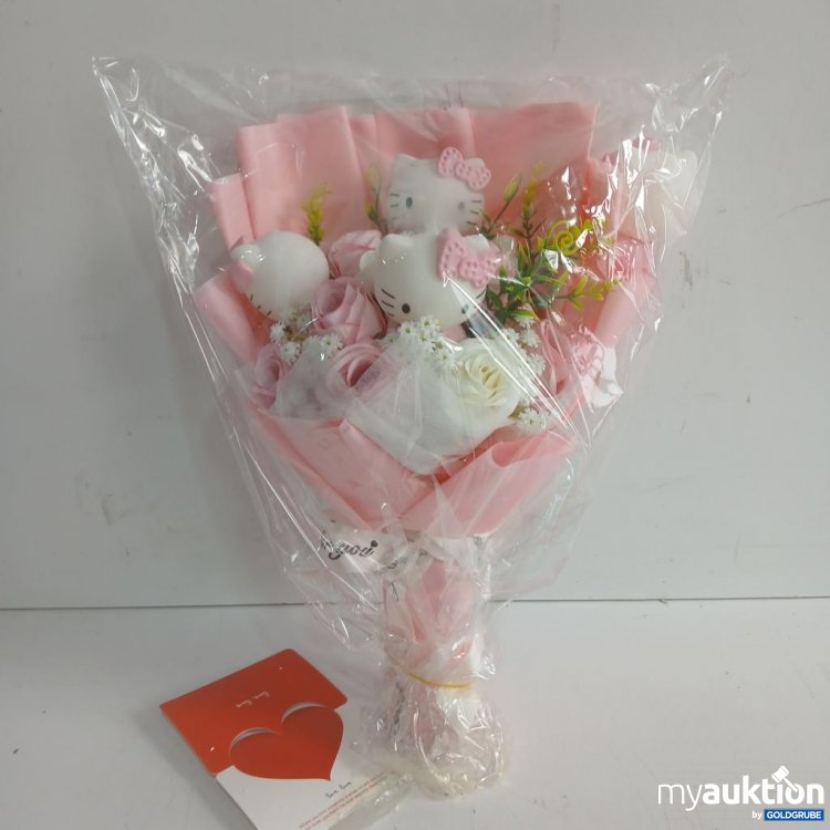 Artikel Nr. 996359 Artikel Nr. 996359: Hello Kitty Kunst Blumenstrauß ca. 35cm